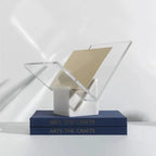Modern Marble Document Holder Acrylic Finish 0