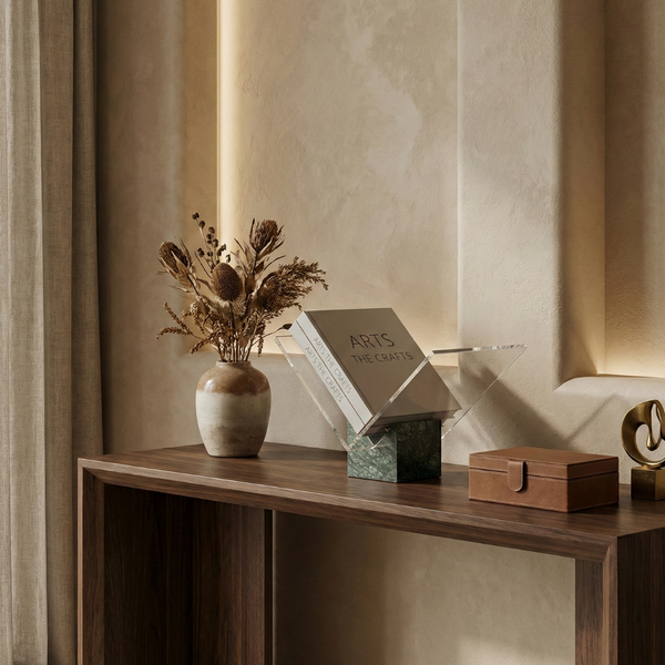 Modern Marble Document Holder Acrylic Finish 10