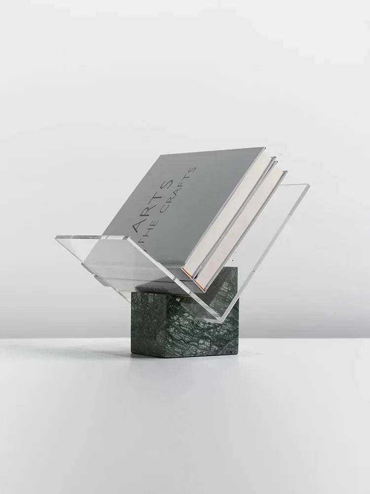 Modern Marble Document Holder Acrylic Finish 2
