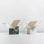 Modern Marble Document Holder Acrylic Finish 6