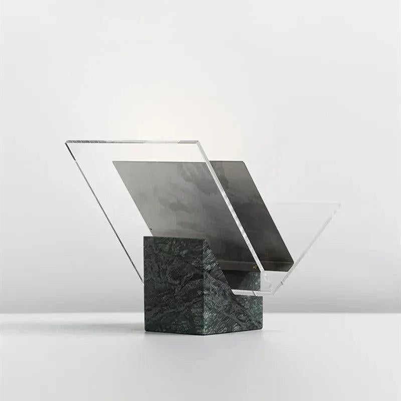 Modern Marble Document Holder Acrylic Finish 8