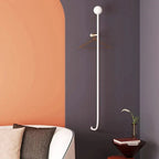 Modern Minimalist Clothes Rack Wall-Mounted Iron Gold Finish 5