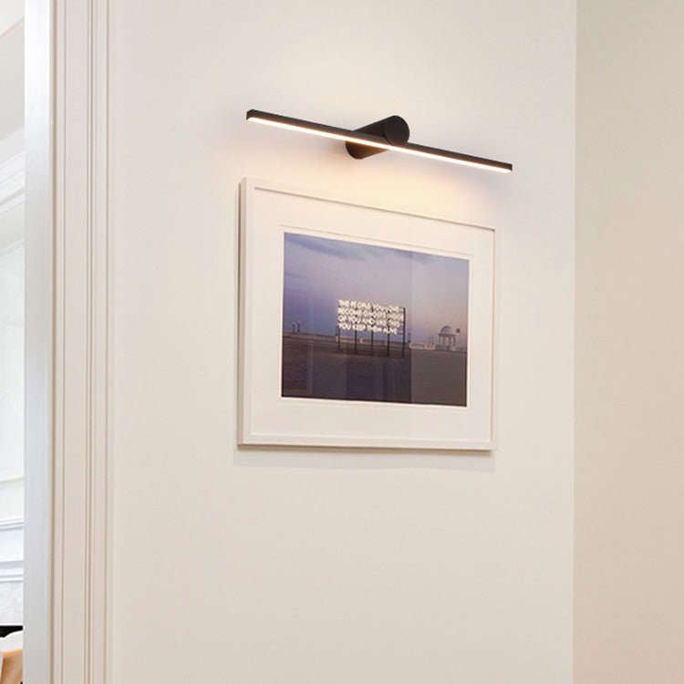 Modern Minimalist Dimmable LED Wall Light Black Metal 3