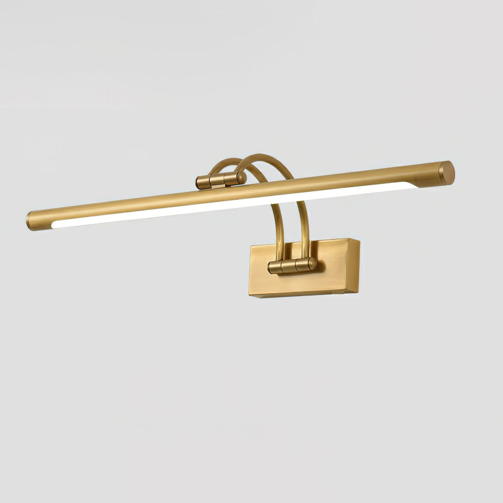 Modern Minimalist Dimmable LED Wall Sconce Brass Finish 0