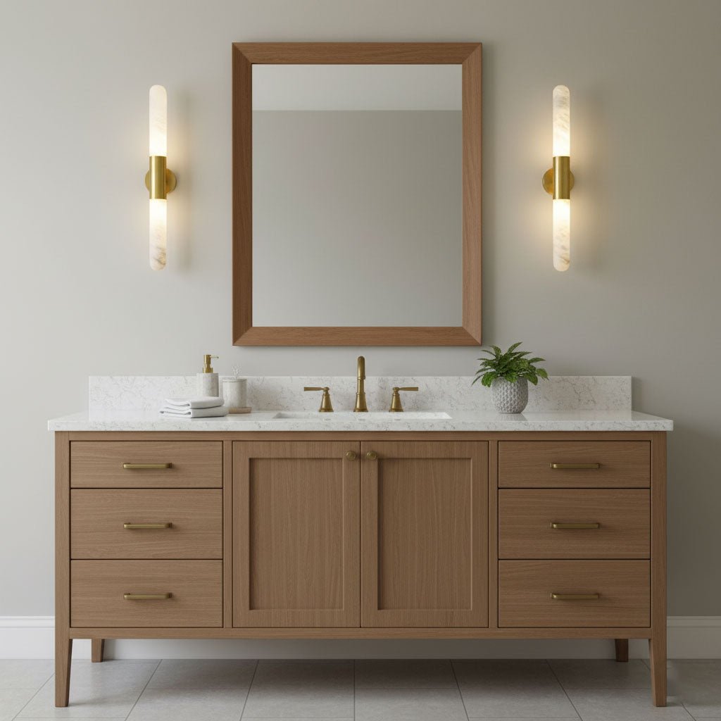 Modern Minimalist Dimmable Wall Light Black Metal Alabaster  
Elegant LED Wall Sconce Black Metal Alabaster Finish  
Contemporary Accent Wall Sconce LED Black Metal Alabaster 4