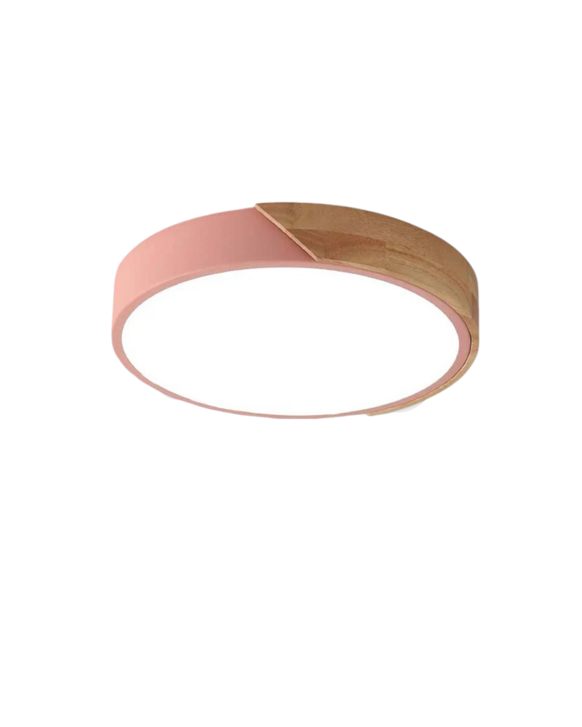 Modern Minimalist Flush Mount Ceiling Light Fixture with Wood Accent – LED Ceiling Light for Stylish Interiors 10