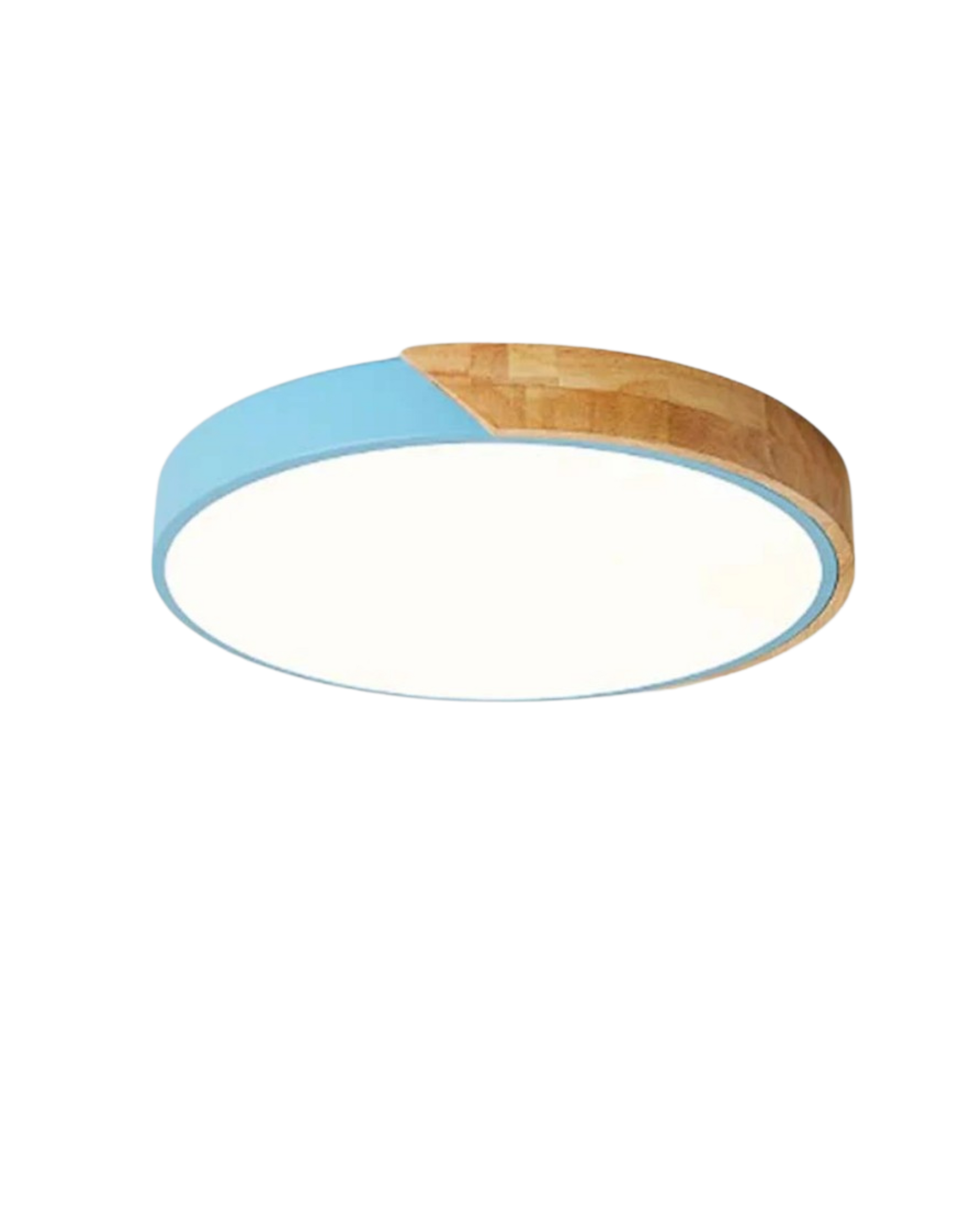 Modern Minimalist Flush Mount Ceiling Light Fixture with Wood Accent – LED Ceiling Light for Stylish Interiors 11