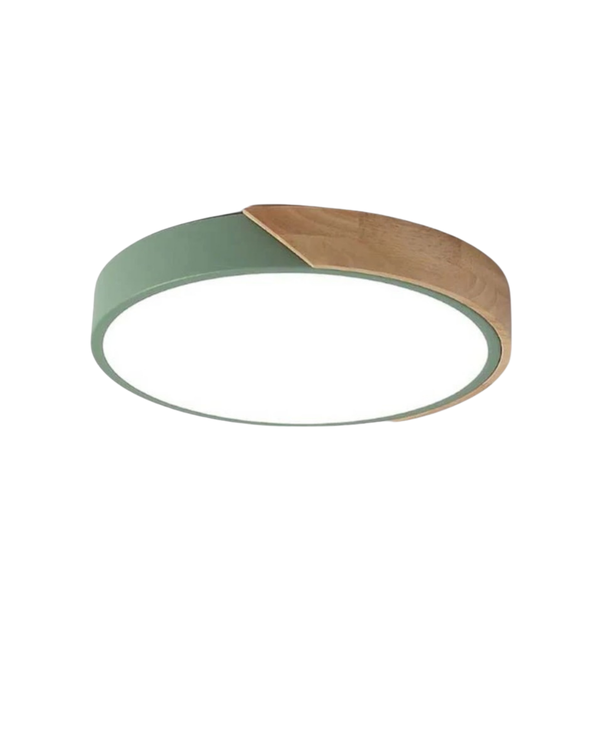Modern Minimalist Flush Mount Ceiling Light Fixture with Wood Accent – LED Ceiling Light for Stylish Interiors 12