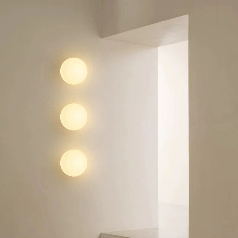 Modern Minimalist Glass Wall Sconce Lamp – 1-Light Wall Light for Living Room and Bedroom Decor 0