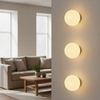 Modern Minimalist Glass Wall Sconce Lamp – 1-Light Wall Light for Living Room and Bedroom Decor 9