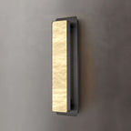 Modern Minimalist LED Wall Sconce Alabaster Finish 9