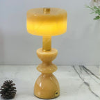 Modern Minimalist USB Table Lamp Aluminum Marble White 6
