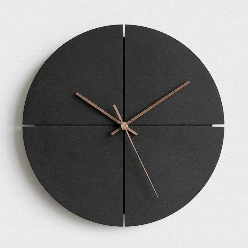 Modern Minimalist Wall Clock MDF Dark Grey 30.5 cm 2