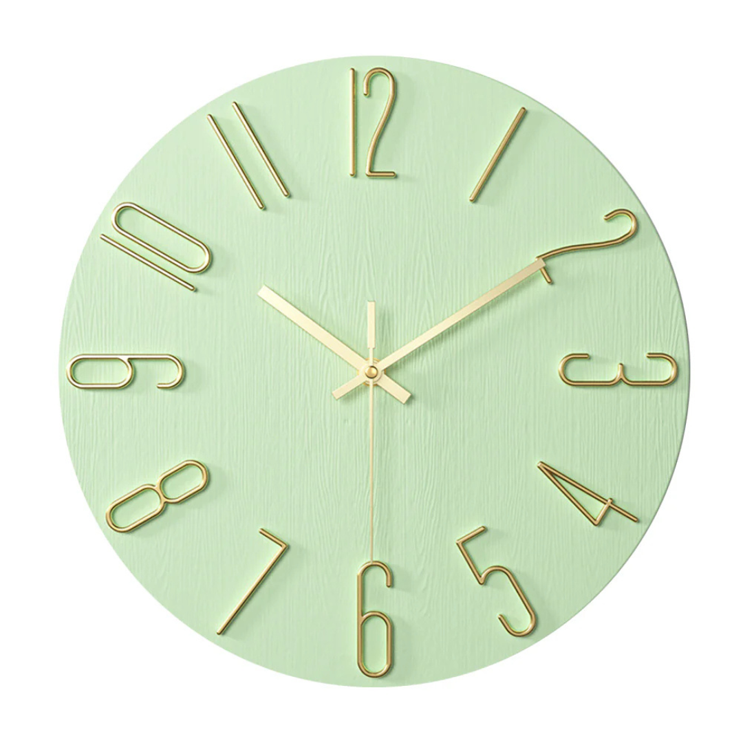 Modern Minimalist Wall Clock – 30 cm Quartz Movement for Living Room Décor – Silent Operation and Durable Design 8