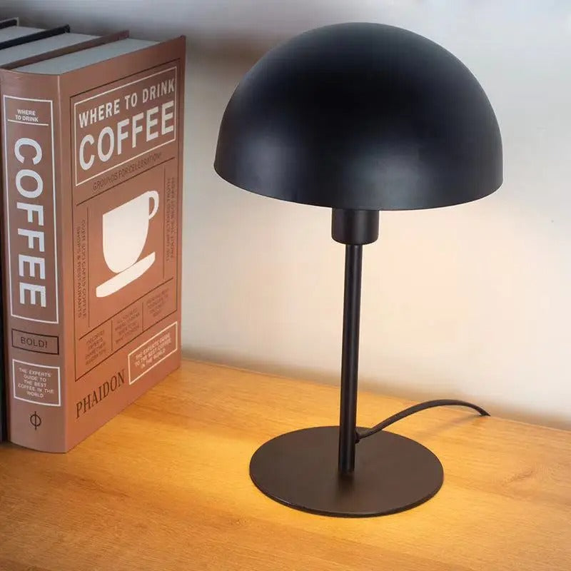 Modern Mushroom LED Table Lamp – Stylish Metal Nightstand or Bedside Lamp for Bedroom and Living Room 1