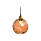 Modern Nordic Glass Pendant Light – Rippled Ceiling Fixture for Kitchen and Dining 11