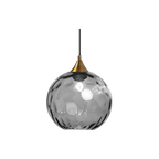 Modern Nordic Glass Pendant Light – Rippled Ceiling Fixture for Kitchen and Dining 12