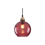 Modern Nordic Glass Pendant Light – Rippled Ceiling Fixture for Kitchen and Dining 16