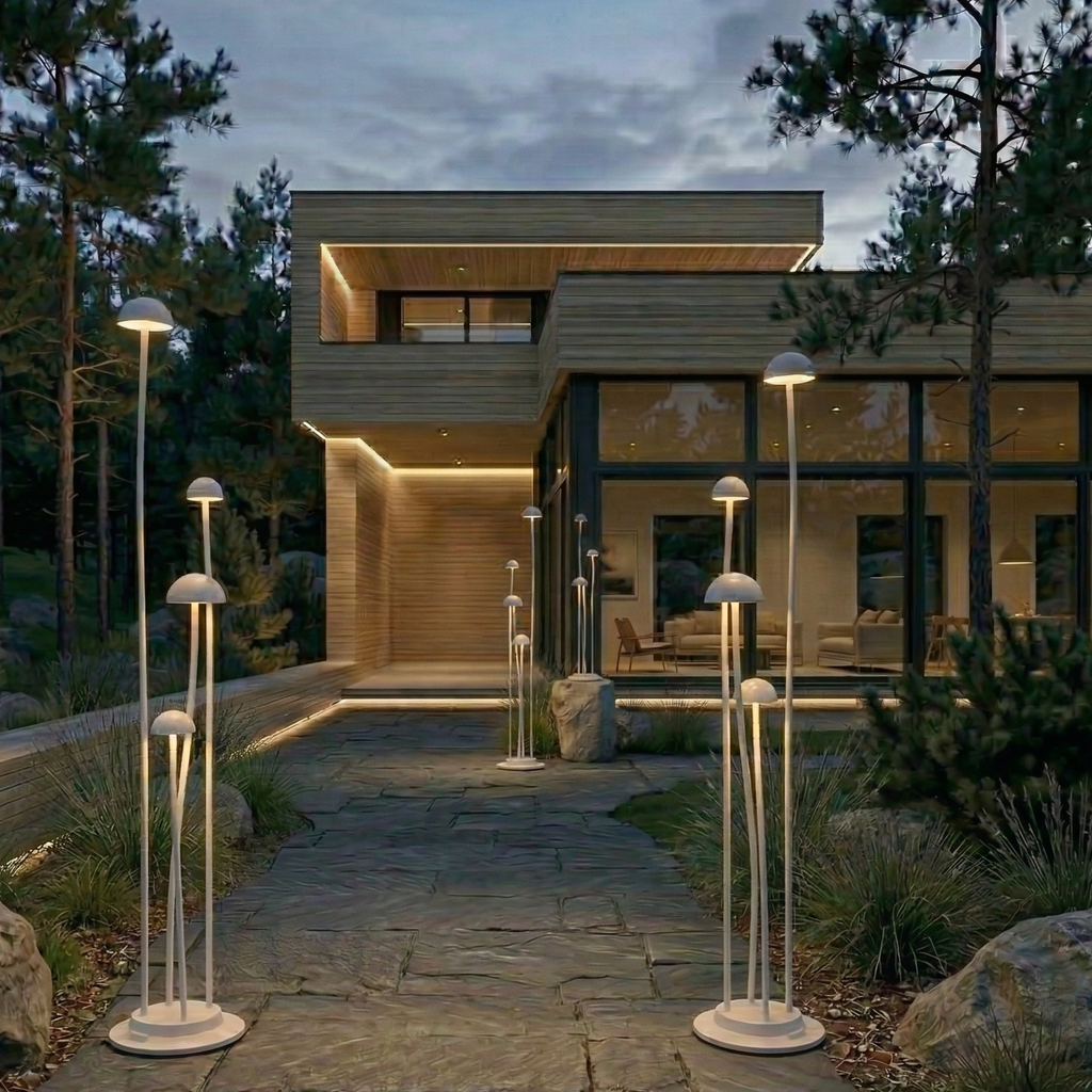 Modern Outdoor Lantern Aluminum Integrated LED Waterproof 99