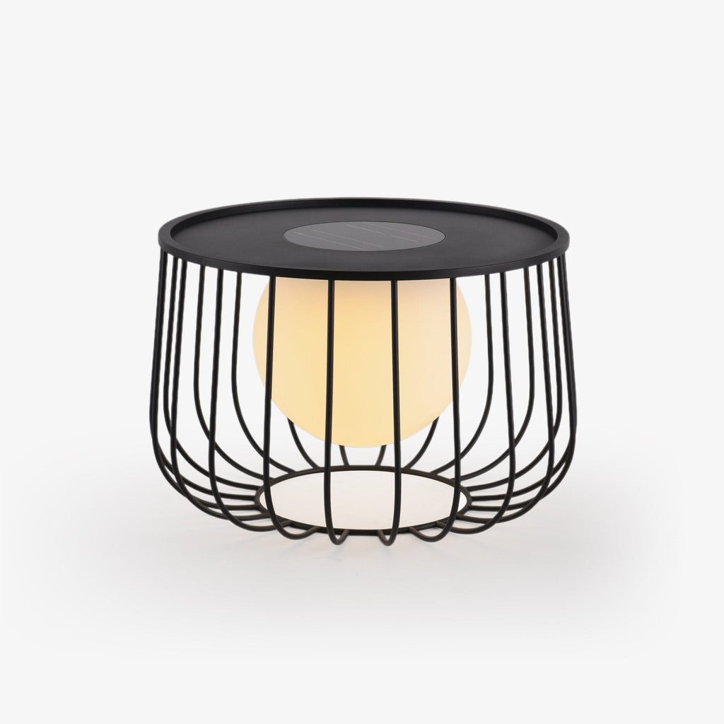 Modern Outdoor Lantern Metal Solar Waterproof Dimmable 1