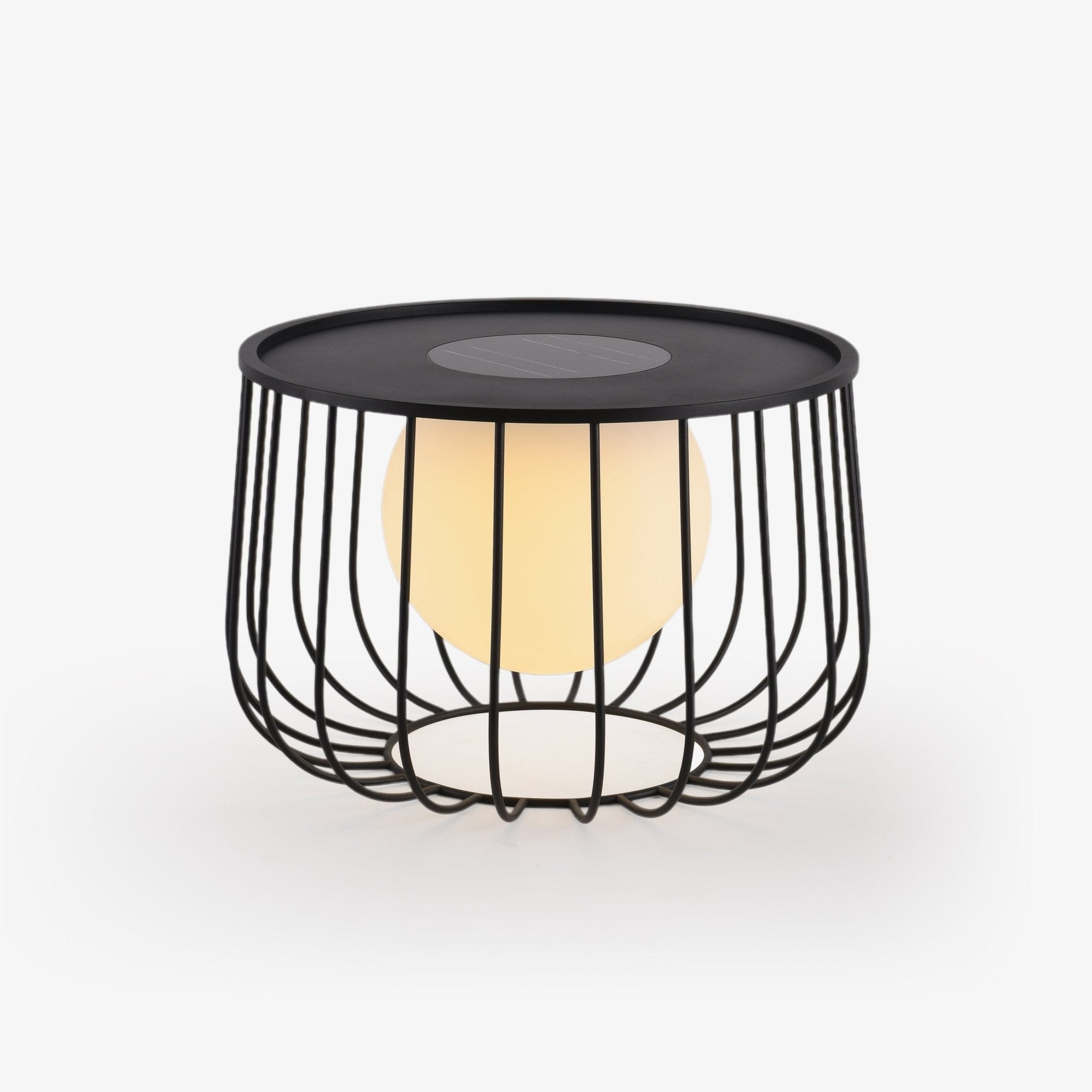Modern Outdoor Lantern Metal Solar Waterproof Dimmable 1