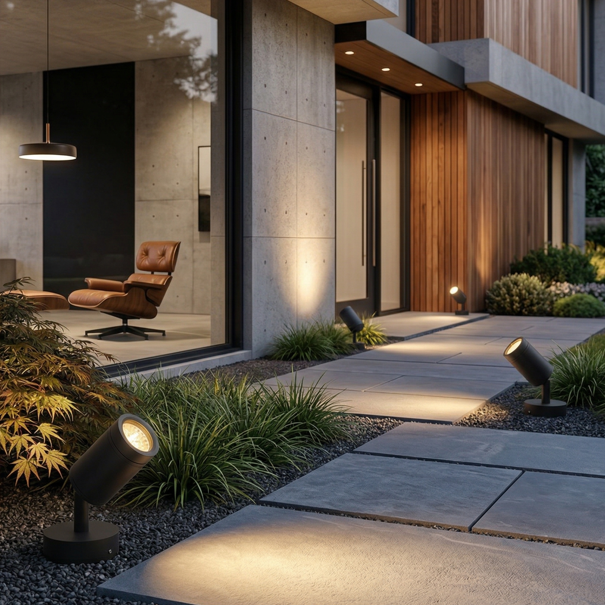 Modern Outdoor Path Light Stainless Steel Directional LED 99