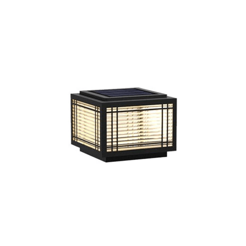 Modern Outdoor Post Light Galvanized Steel Waterproof LED 10