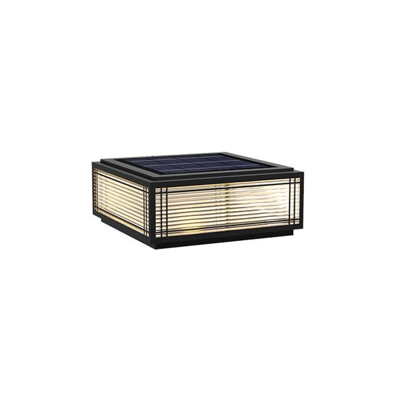 Modern Outdoor Post Light Galvanized Steel Waterproof LED 11