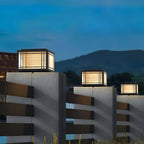 Modern Outdoor Post Light Galvanized Steel Waterproof LED 3