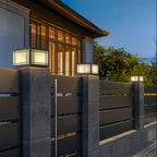 Modern Outdoor Post Light Galvanized Steel Waterproof LED 5