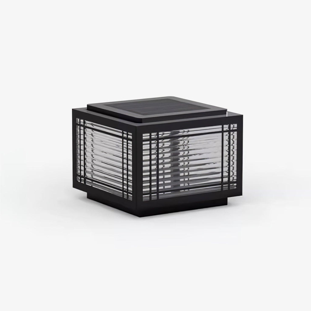 Modern Outdoor Post Light Galvanized Steel Waterproof LED 6