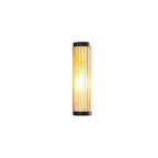 Modern Outdoor Wall Lamp – IP65 Waterproof Black Metal and Glass Sconce for Exterior Lighting 0