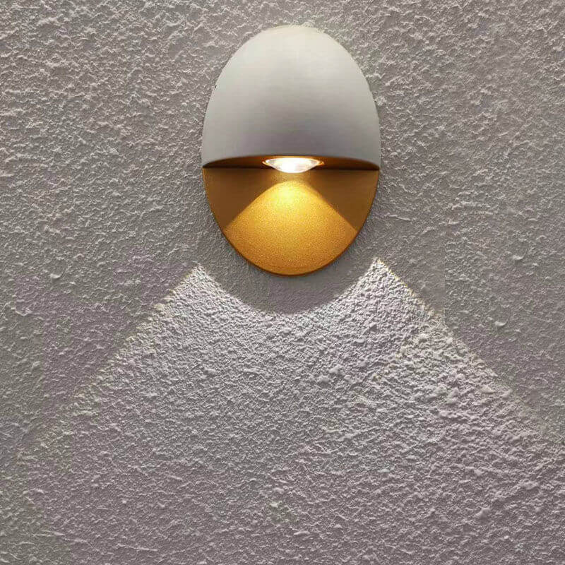 Modern Outdoor Wall Light Sconce – Waterproof LED Fixture in Black, Gold, and White for Stylish Illumination 10