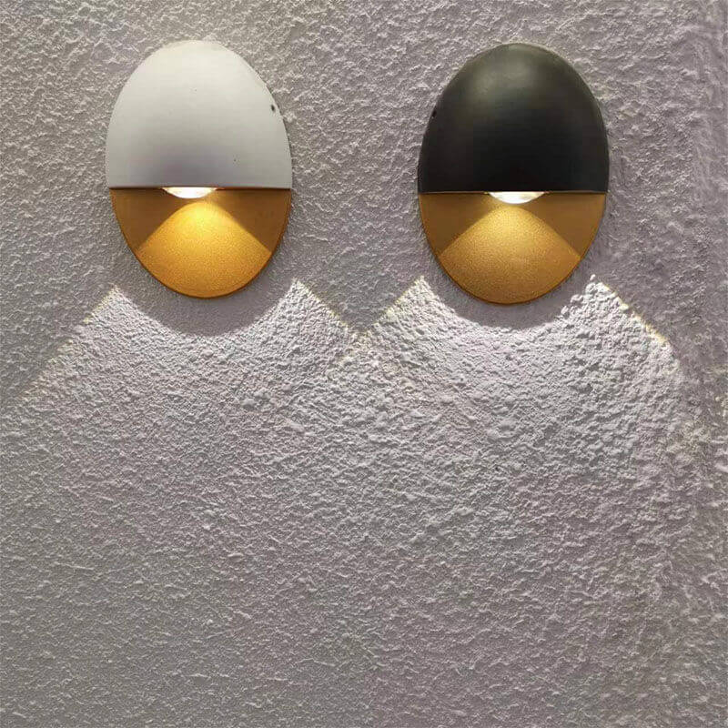 Modern Outdoor Wall Light Sconce – Waterproof LED Fixture in Black, Gold, and White for Stylish Illumination 4