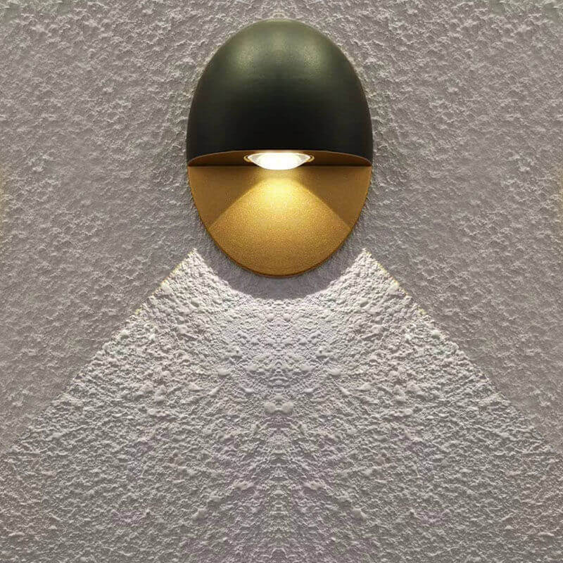 Modern Outdoor Wall Light Sconce – Waterproof LED Fixture in Black, Gold, and White for Stylish Illumination 9
