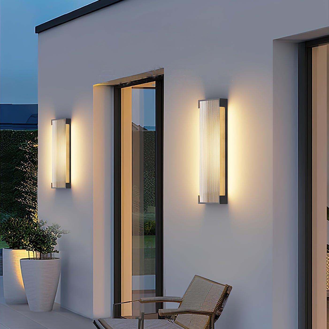 Modern Outdoor Wall Light Stainless Steel Dimmable Waterproof 7