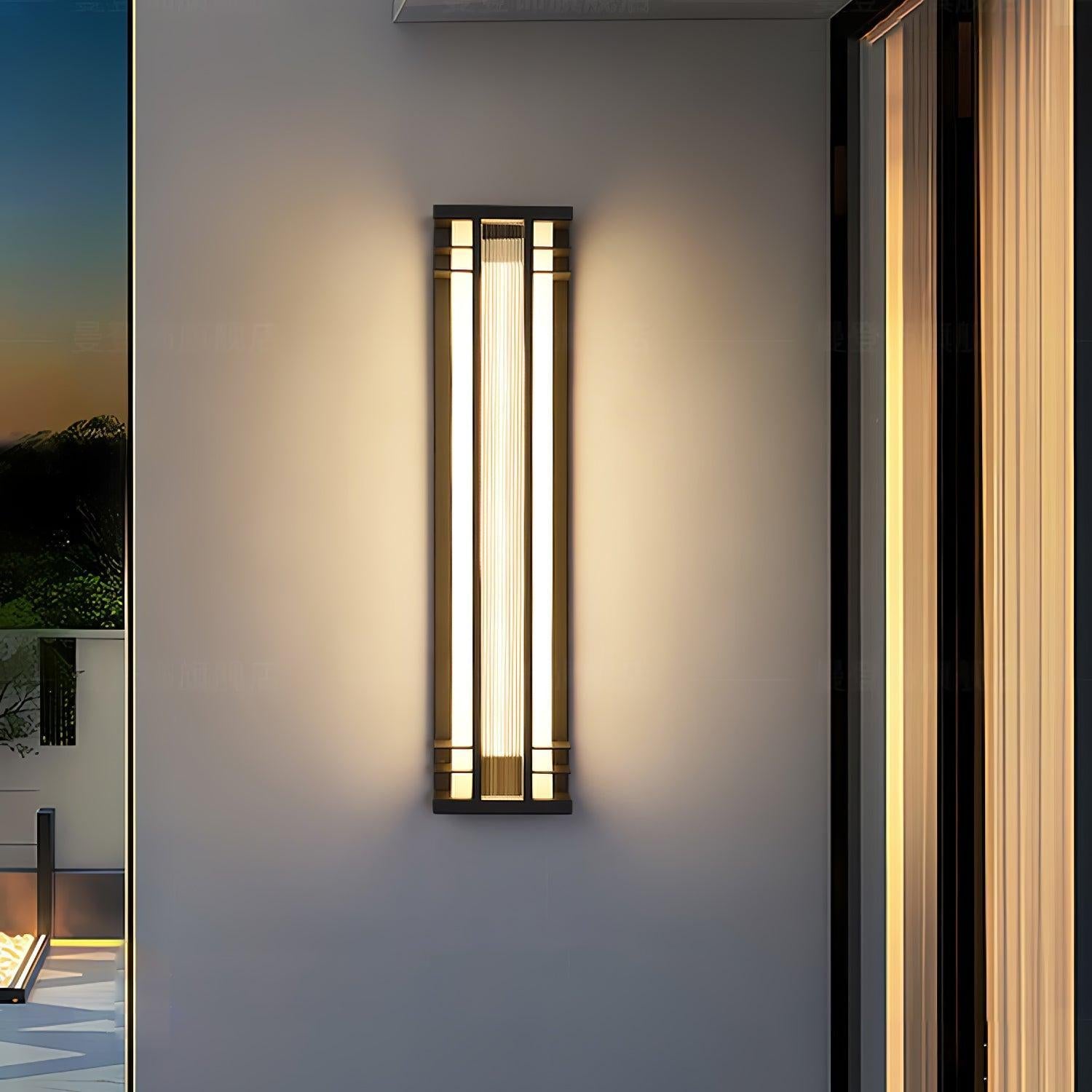Modern Outdoor Wall Light Stainless Steel LED Waterproof 3