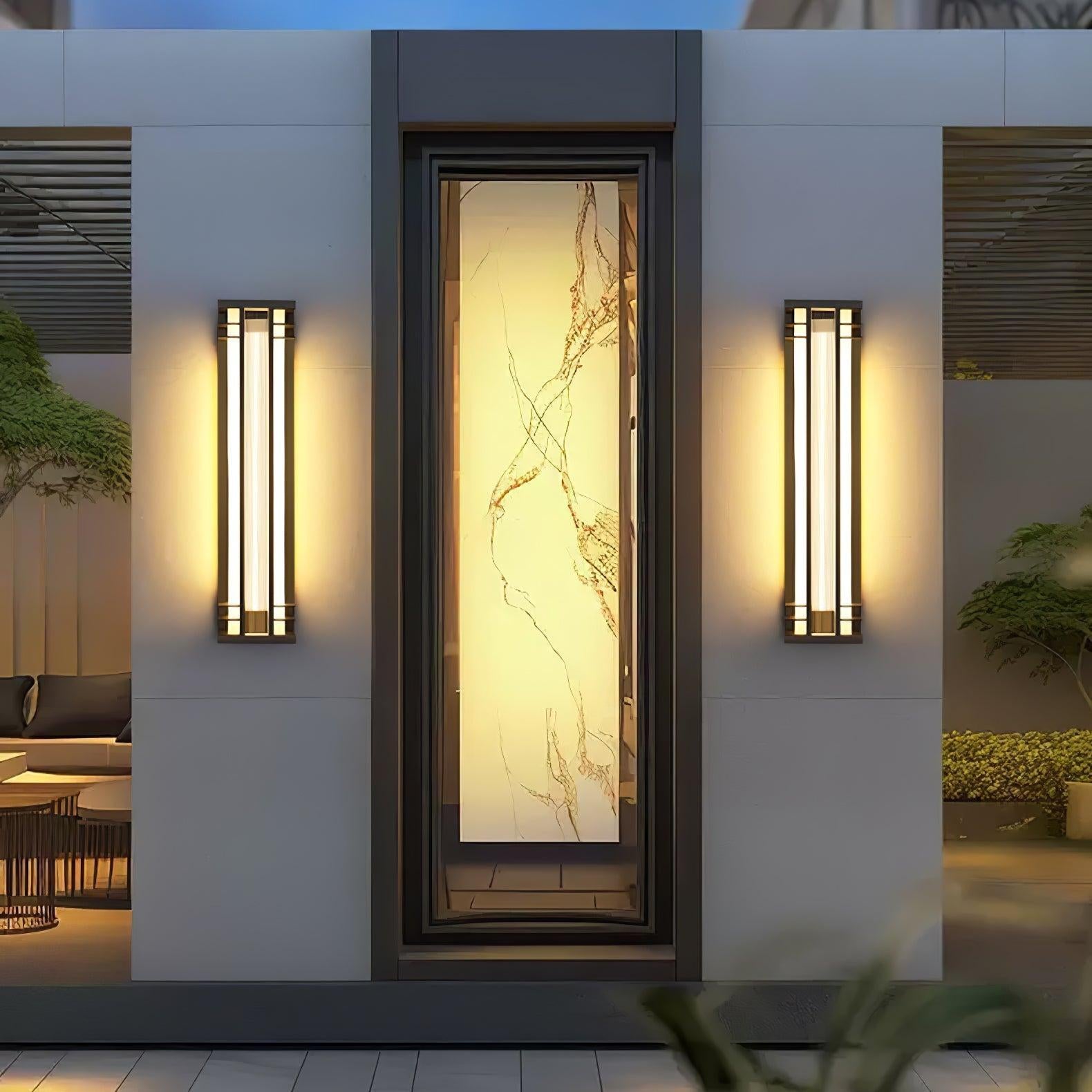 Modern Outdoor Wall Light Stainless Steel LED Waterproof 5