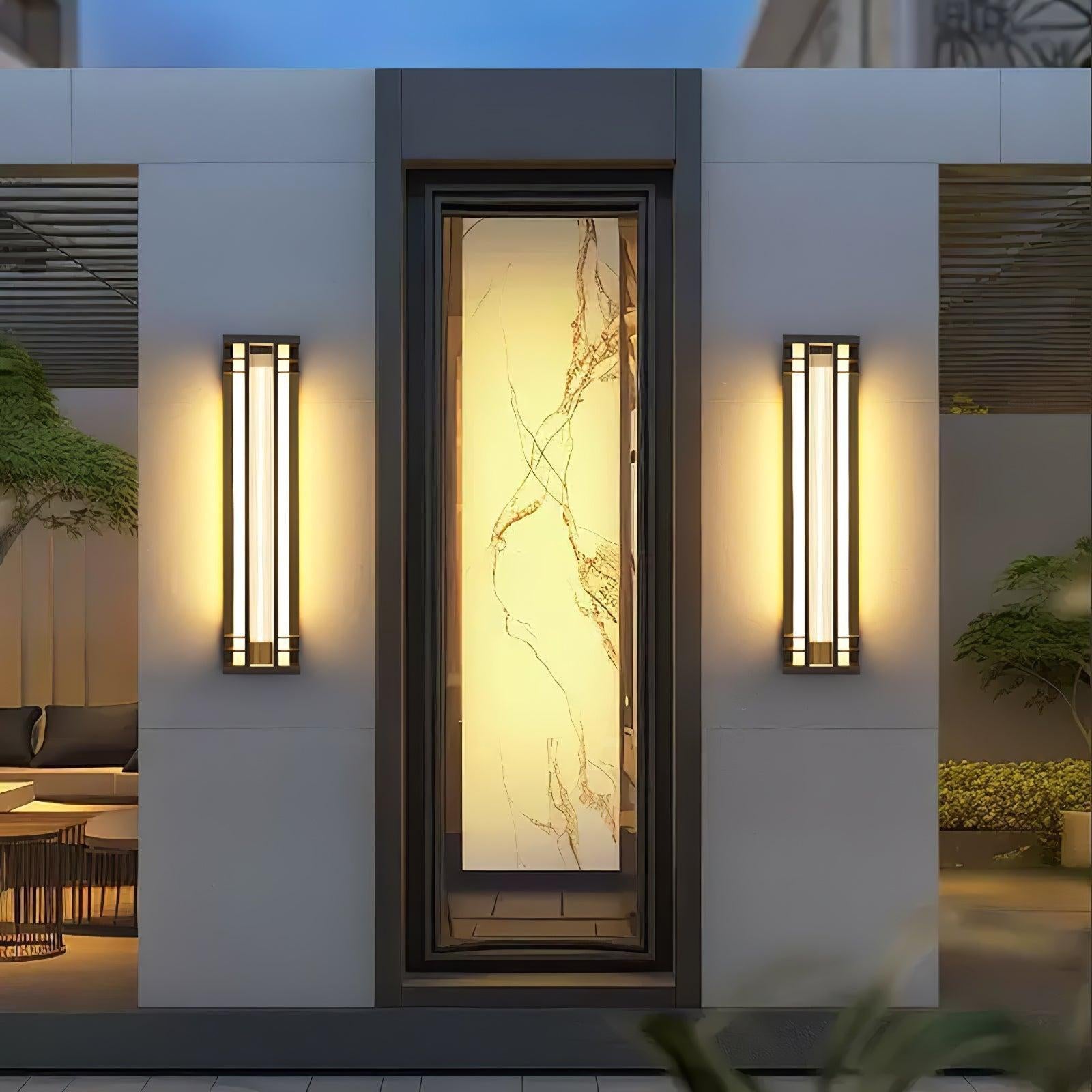 Modern Outdoor Wall Light Stainless Steel LED Waterproof 7