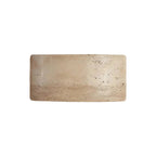 Modern Outdoor Wall Light in Beige Travertine with IP65 Waterproof Rating 0