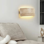 Modern Outdoor Wall Light in Beige Travertine with IP65 Waterproof Rating 2