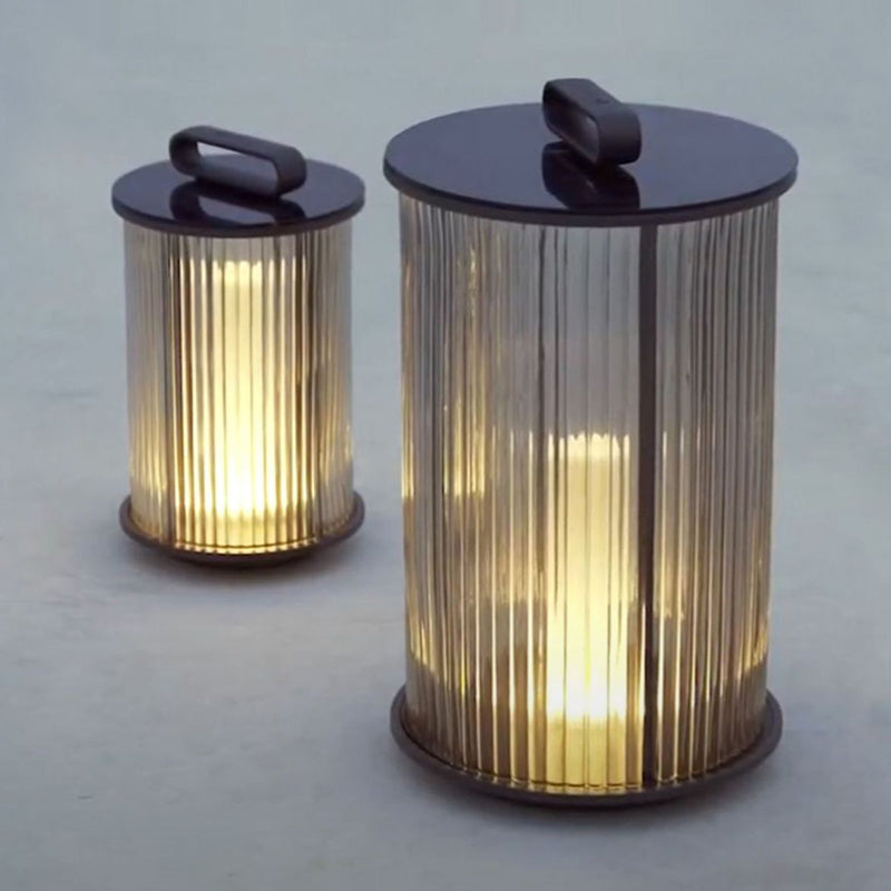 Modern Outdoor Wall Lights – Cylinder Glass and Stainless Steel Garden Lights for Patio Illumination 4