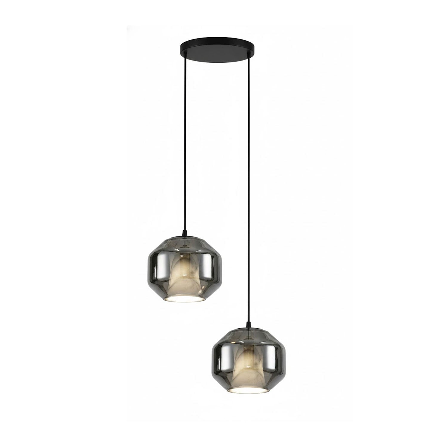 Modern Pendant Light Alabaster Glass Adjustable Height 25