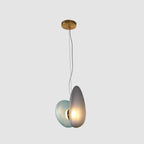 Modern Pendant Light Frosted Glass Adjustable Height 0