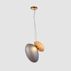 Modern Pendant Light Frosted Glass Adjustable Height 11