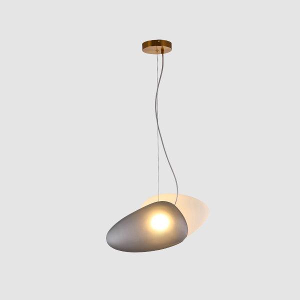 Modern Pendant Light Frosted Glass Adjustable Height 16