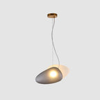 Modern Pendant Light Frosted Glass Adjustable Height 16