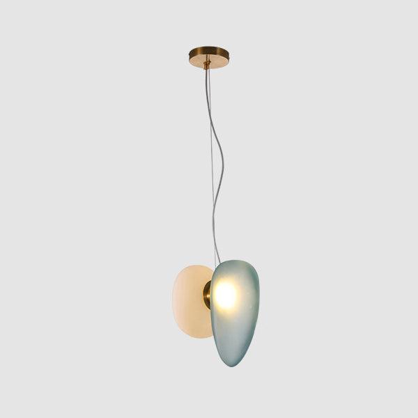 Modern Pendant Light Frosted Glass Adjustable Height 18