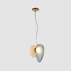 Modern Pendant Light Frosted Glass Adjustable Height 18