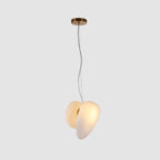 Modern Pendant Light Frosted Glass Adjustable Height 21